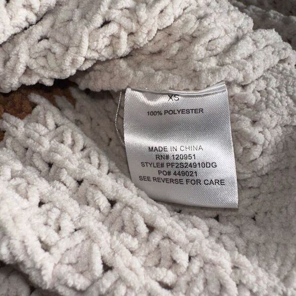 Pink Rose Turtleneck Cropped Striped Sweater - Picture 3 of 5